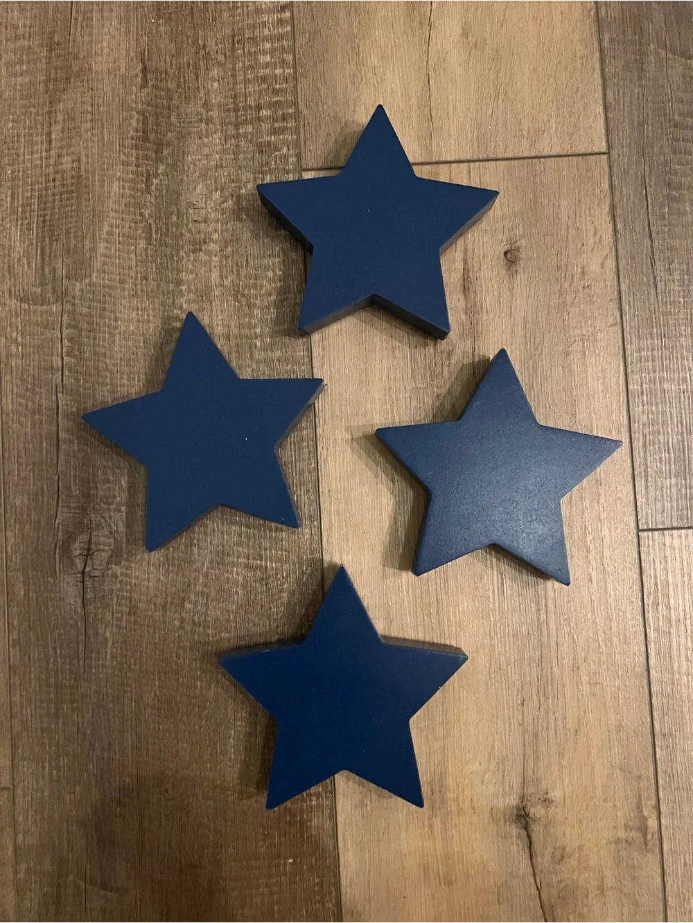 Patriotic Red Glitter Star Table Accents by